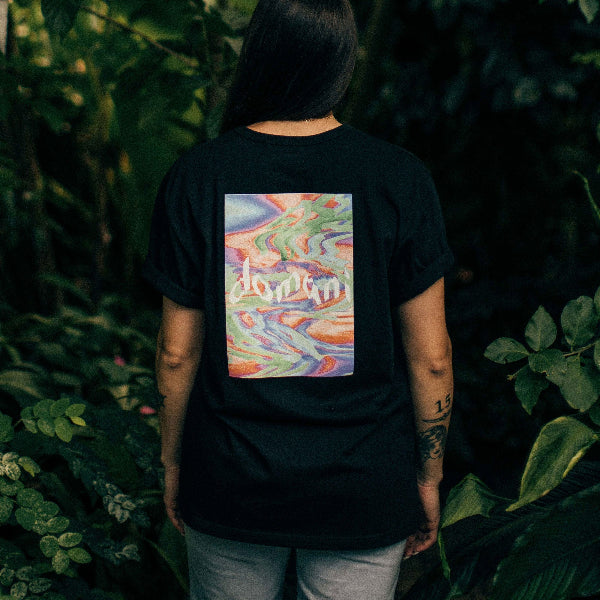 domani black t-shirt